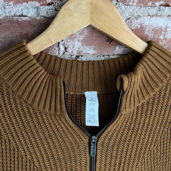 Lululemon Softer Still Wrap Sweater Spiced Bronze - Picture 6 of 6